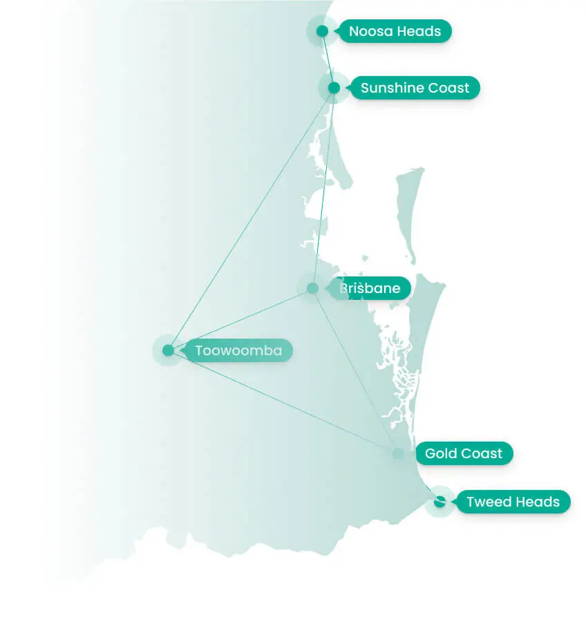 Service area map