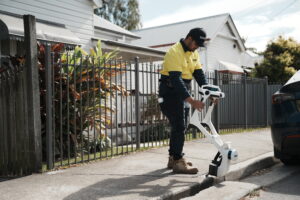 sonto surveyor performing contour survey, topographic survey, and feature and level survey